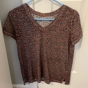 More of a burgundy color mudd t shirt